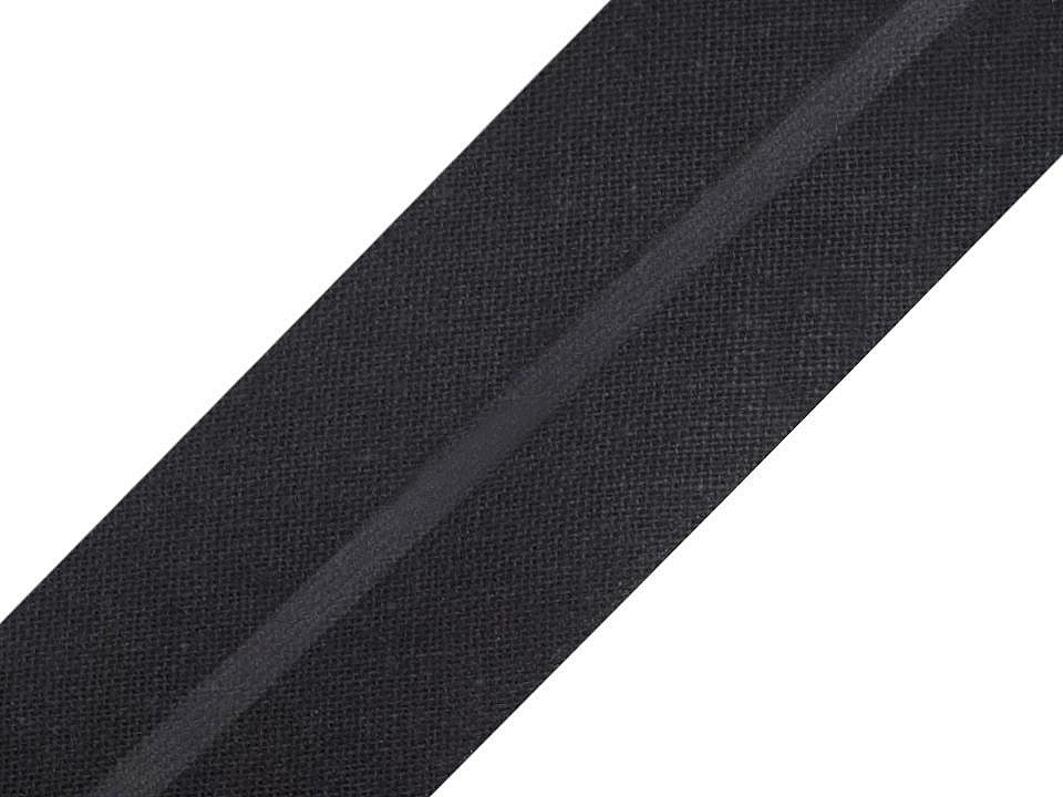 Biais simple en coton, largeur 30 mm