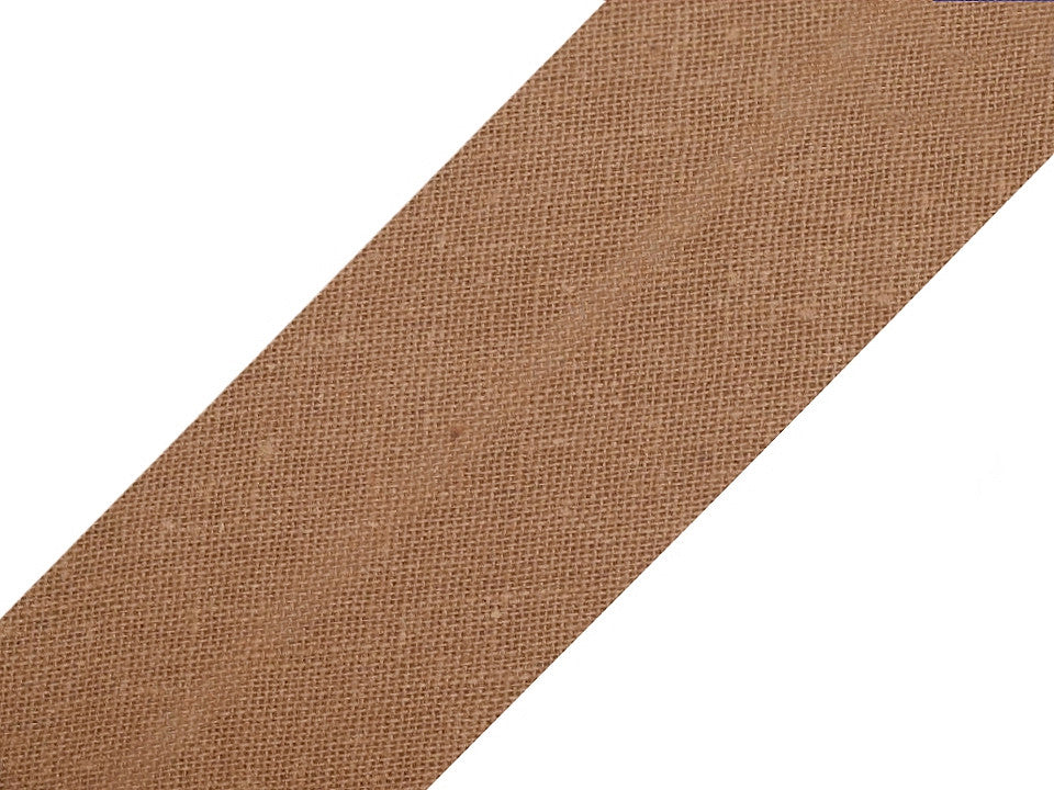 Biais simple en coton, largeur 30 mm