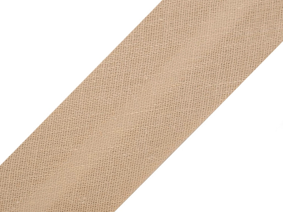 Biais simple en coton, largeur 30 mm