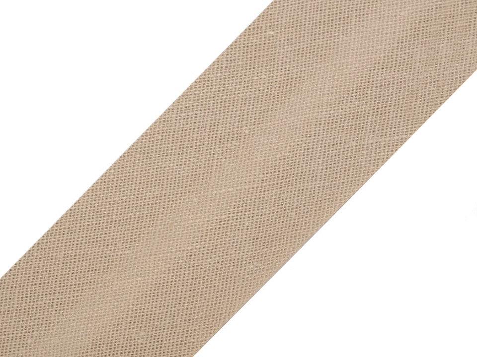 Biais simple en coton, largeur 30 mm