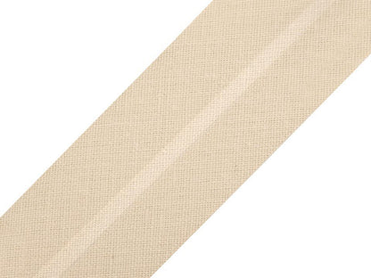Biais simple en coton, largeur 30 mm