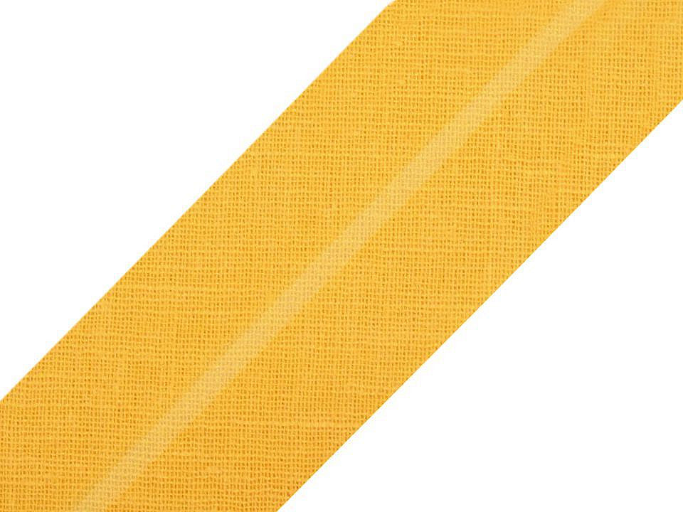 Biais simple en coton, largeur 30 mm