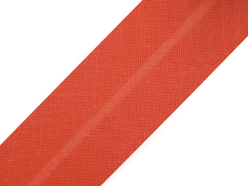 Biais simple en coton, largeur 30 mm
