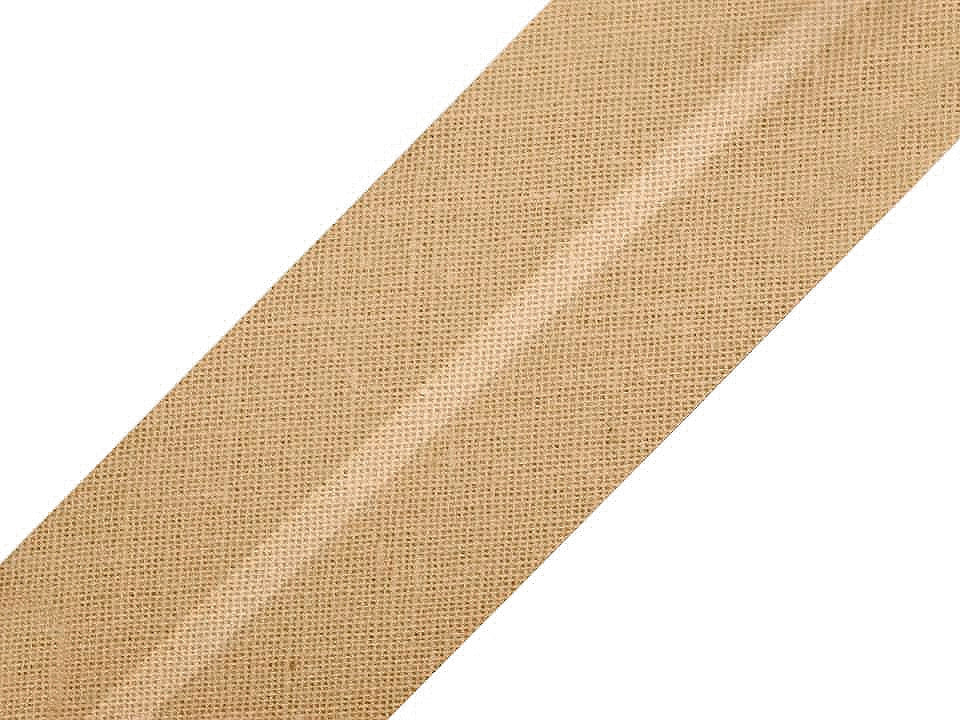 Biais simple en coton, largeur 30 mm