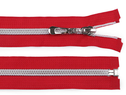 FAG en nylon avec dents argentées, No 7, longueur 60 cm