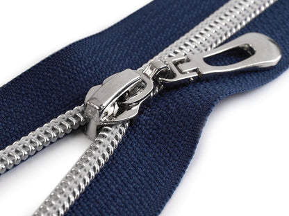 FAG en nylon avec dents argentées, No 7, longueur 75 cm