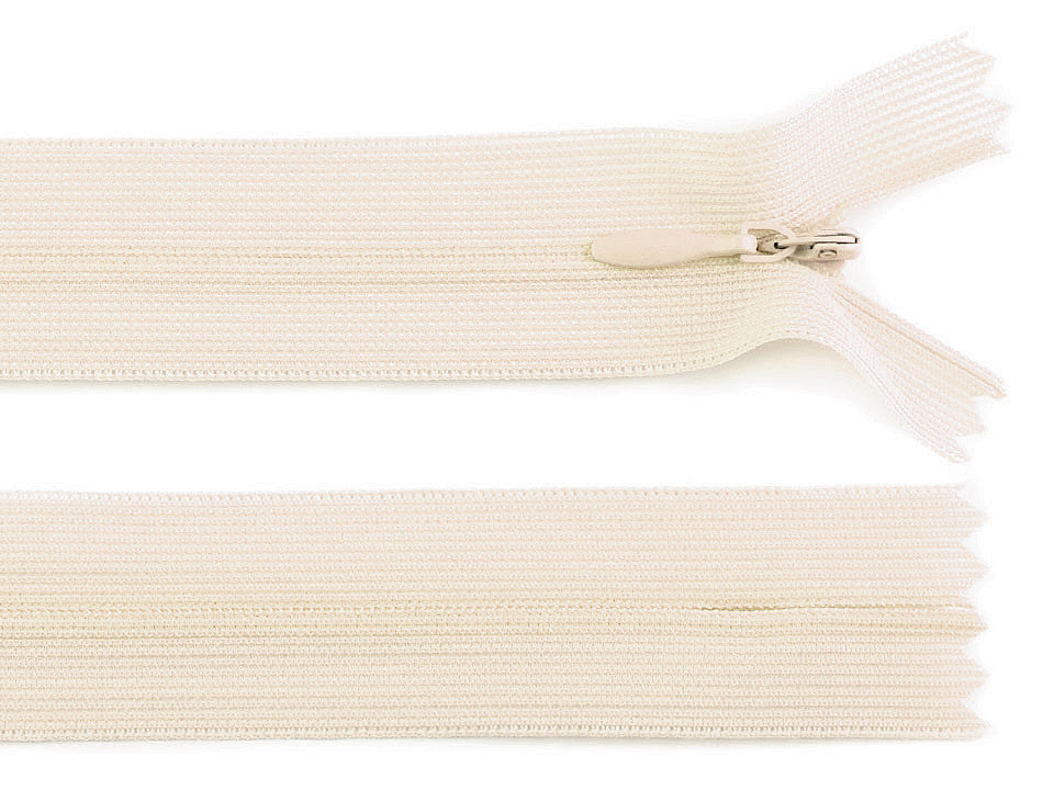 FAG invisible en nylon No 3, longueur 50 cm, Dederon