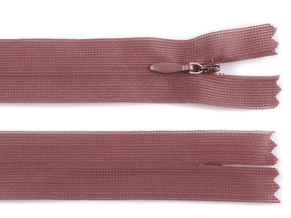 FAG invisible en nylon No 3, longueur 50 cm, Dederon