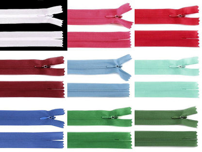 FAG invisible en nylon No 3, longueur 50 cm, Dederon