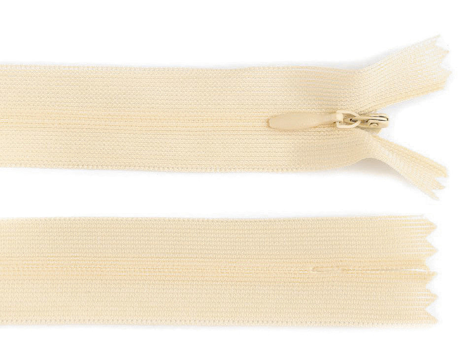 FAG invisible en nylon No 3, longueur 35 cm, Dederon