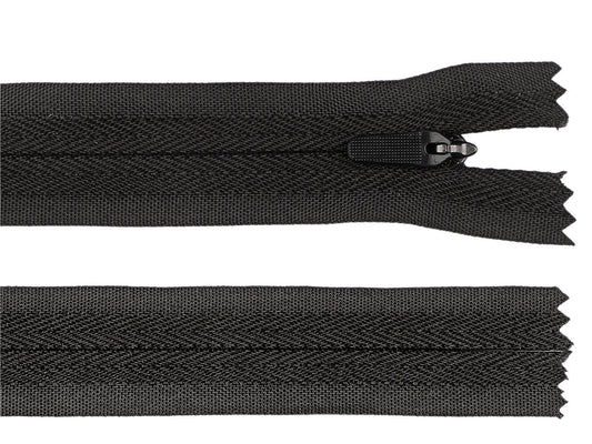 FAG spirale cachée No3, longueur 25 cm, pour vêtements et accessoires d’extérieur, semi-autoblo