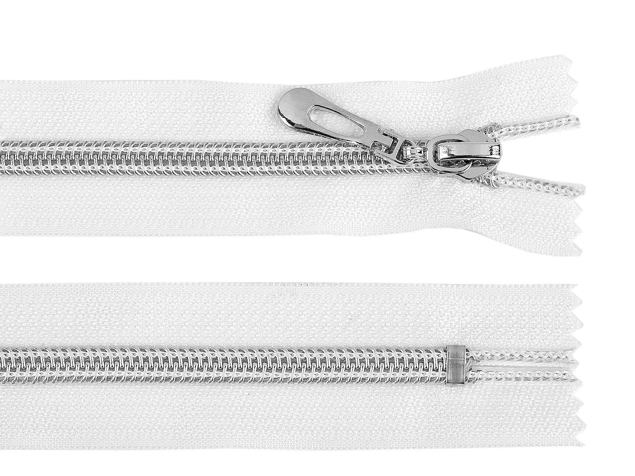 FAG en nylon No7, longueur 18 cm, dents argentées