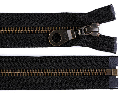 FAG YKK en laiton antique, No5 60cm séparable