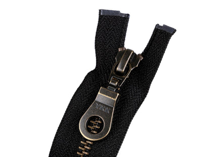 FAG YKK en laiton antique, No5 70cm séparable