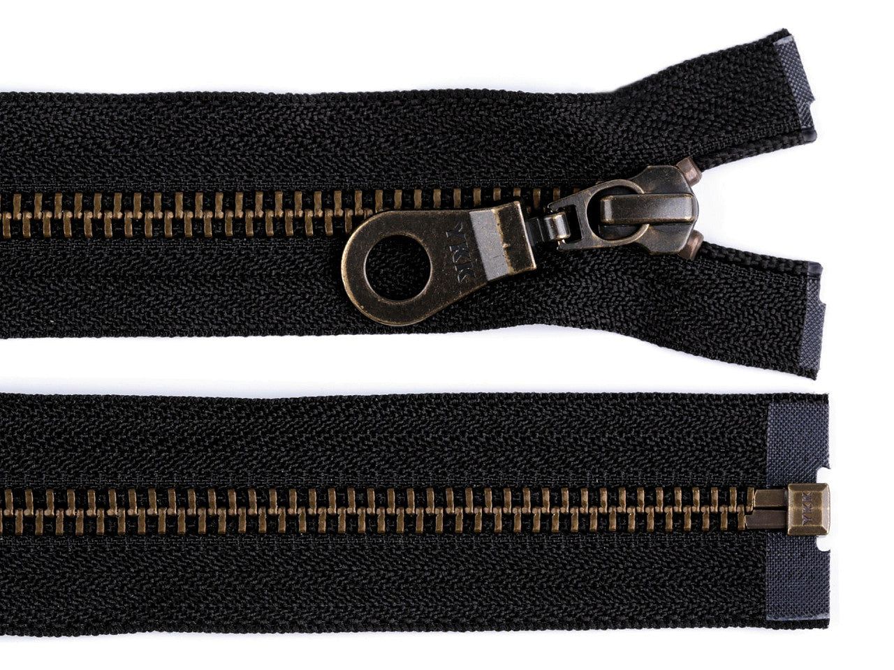 FAG YKK en laiton antique, No5 75cm séparable