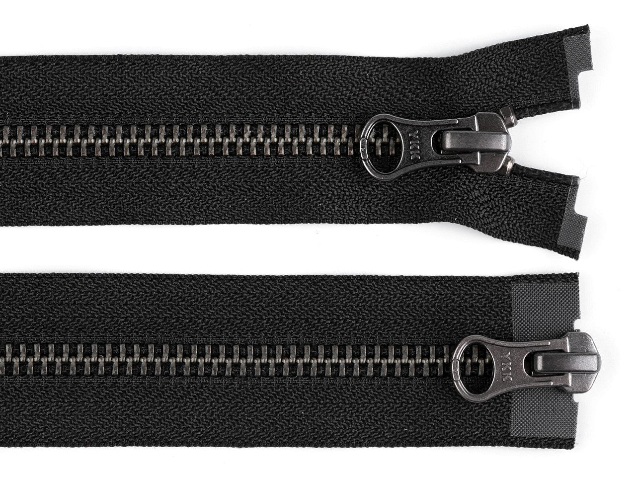 FAG métallique YKK No5 à 2 curseurs séparable 50 cm, séparable en cuir