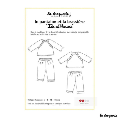 Patron couture de l'ensemble "Ile-d'Houat"