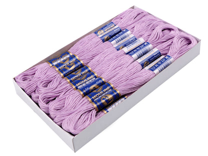 Fil de broderie en coton Mouliné, NITARNA Rép. Tchèque - 24pc