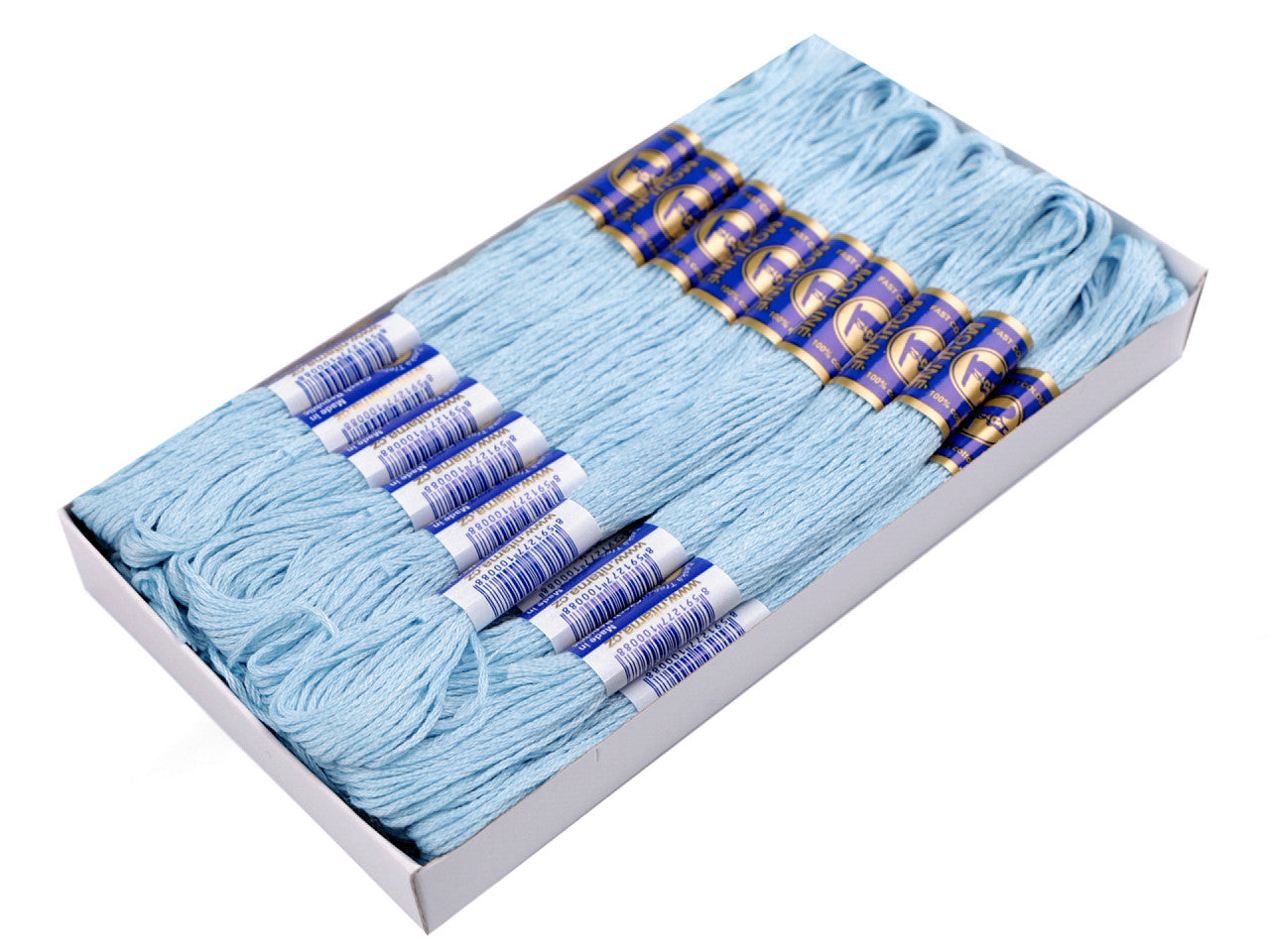 Fil de broderie en coton Mouliné, NITARNA Rép. Tchèque - 24pc