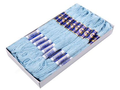 Fil de broderie en coton Mouliné, NITARNA Rép. Tchèque - 24pc