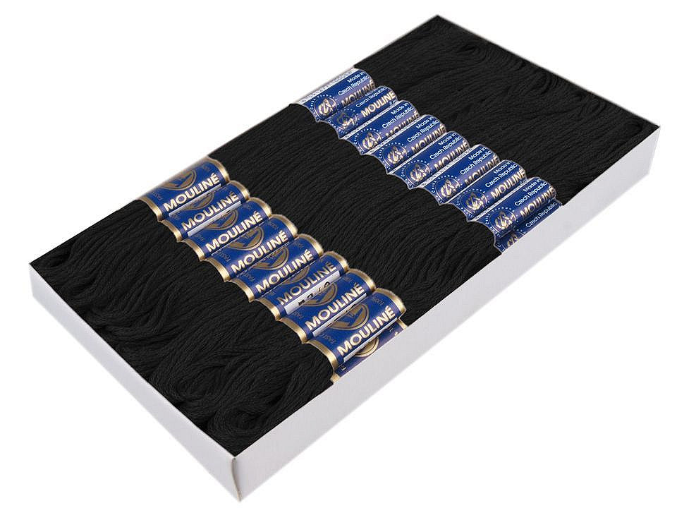 Fil de broderie en coton Mouliné, NITARNA Rép. Tchèque - 24pc