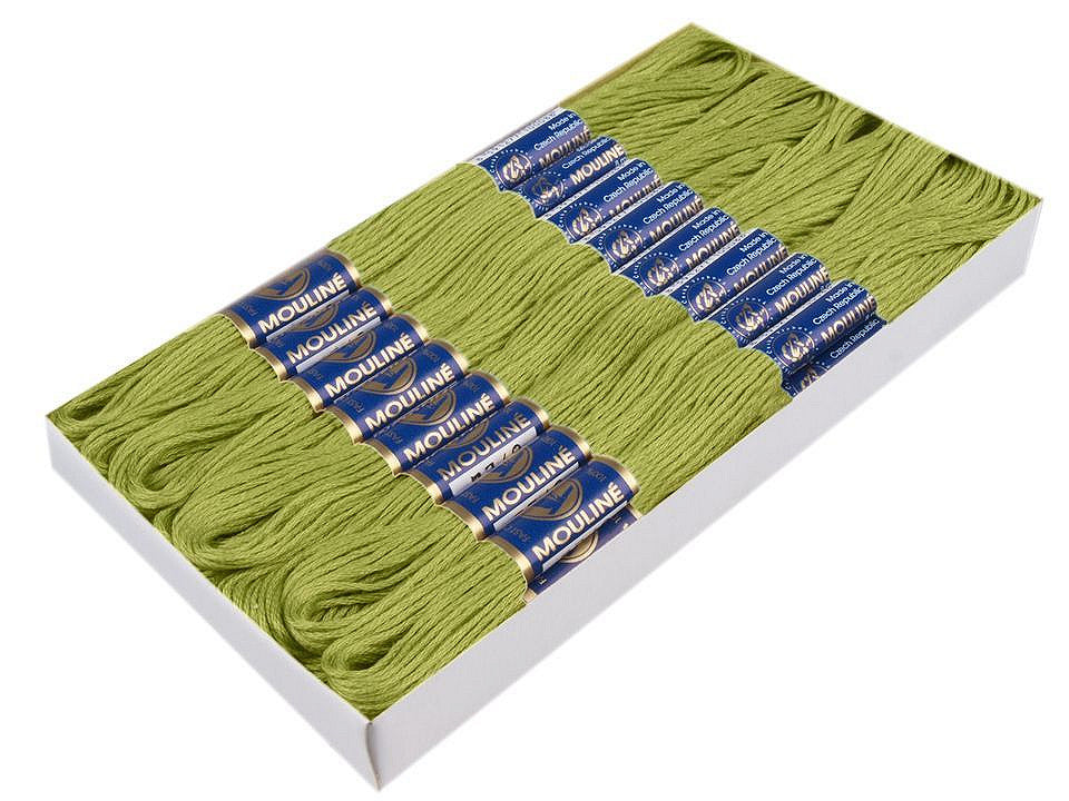 Fil de broderie en coton Mouliné, NITARNA Rép. Tchèque - 24pc