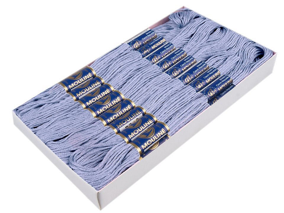 Fil de broderie en coton Mouliné, NITARNA Rép. Tchèque - 24pc