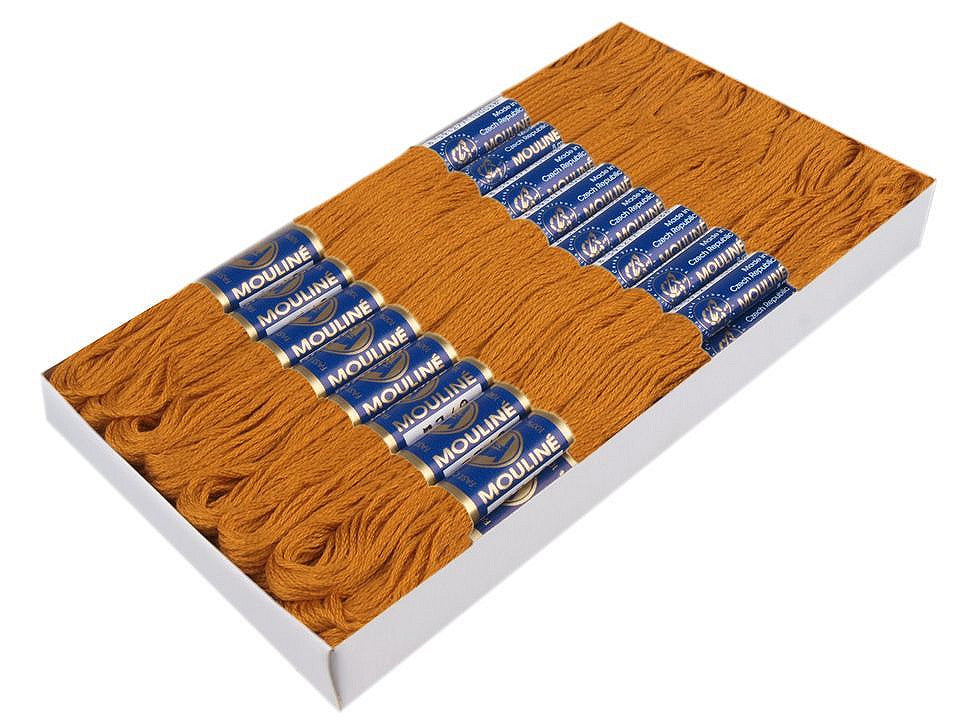 Fil de broderie en coton Mouliné, NITARNA Rép. Tchèque - 24pc