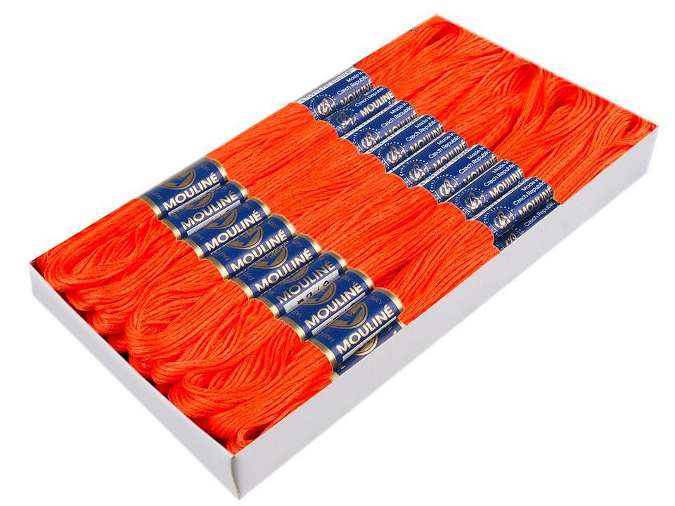 Fil de broderie en coton Mouliné, NITARNA Rép. Tchèque - 24pc