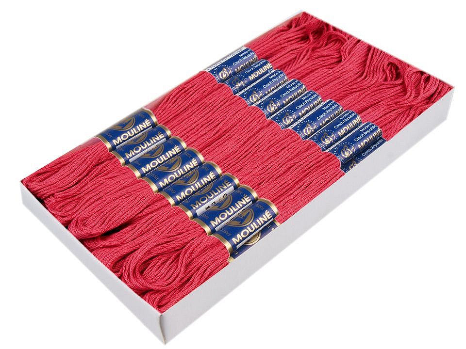 Fil de broderie en coton Mouliné, NITARNA Rép. Tchèque - 24pc