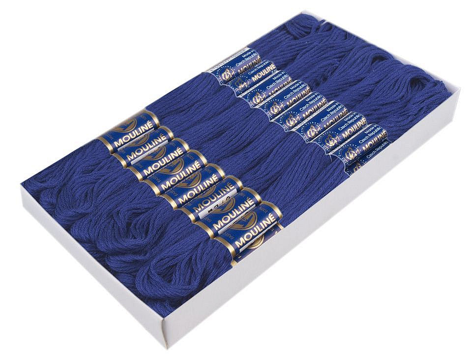 Fil de broderie en coton Mouliné, NITARNA Rép. Tchèque - 24pc