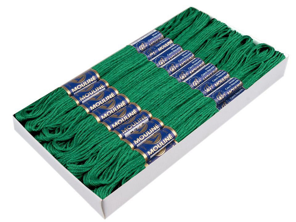 Fil de broderie en coton Mouliné, NITARNA Rép. Tchèque - 24pc