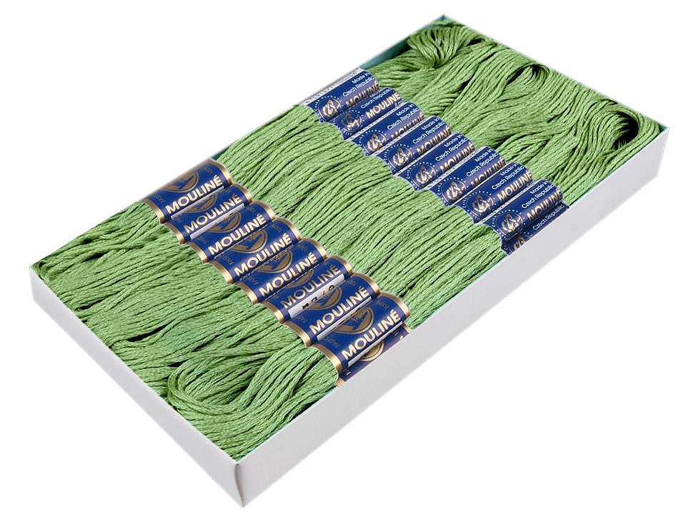 Fil de broderie en coton Mouliné, NITARNA Rép. Tchèque - 24pc