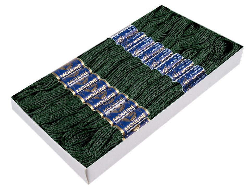 Fil de broderie en coton Mouliné, NITARNA Rép. Tchèque - 24pc
