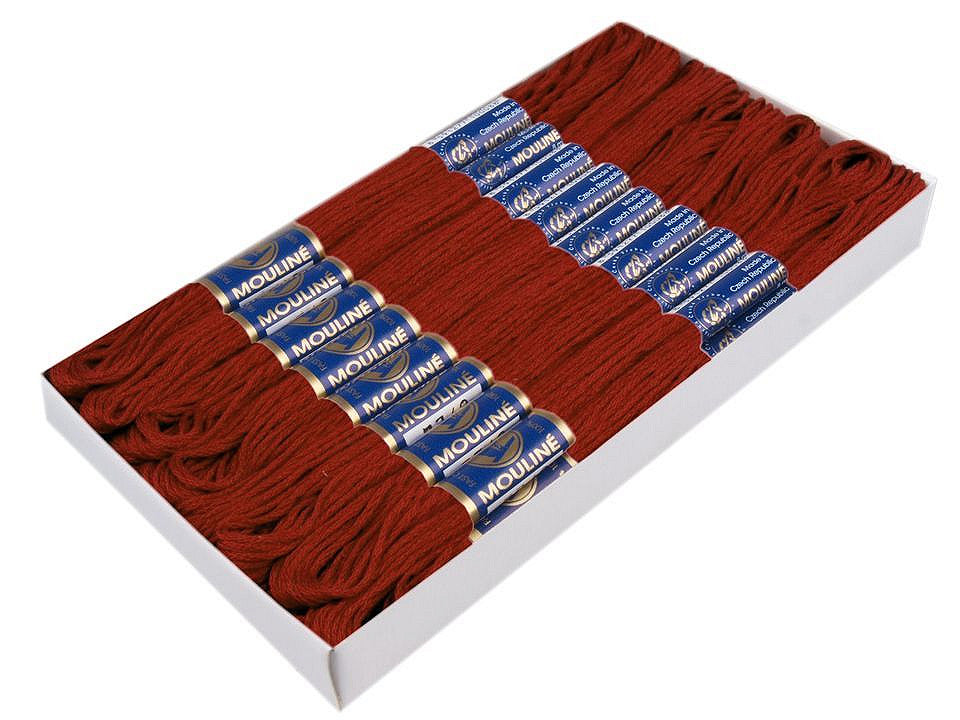 Fil de broderie en coton Mouliné, NITARNA Rép. Tchèque - 24pc