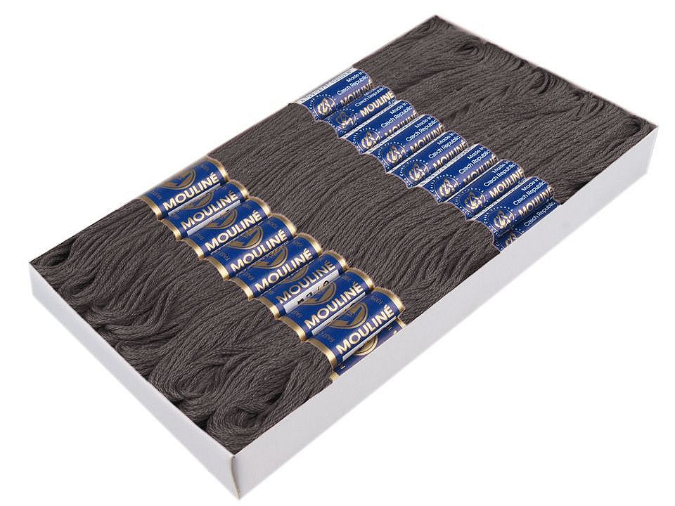 Fil de broderie en coton Mouliné, NITARNA Rép. Tchèque - 24pc