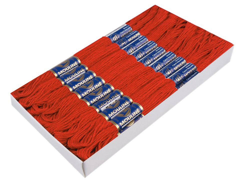 Fil de broderie en coton Mouliné, NITARNA Rép. Tchèque - 24pc