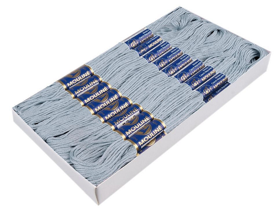 Fil de broderie en coton Mouliné, NITARNA Rép. Tchèque - 24pc