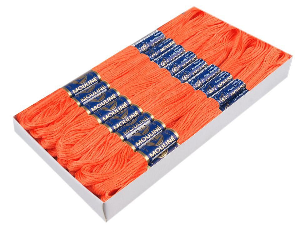 Fil de broderie en coton Mouliné, NITARNA Rép. Tchèque - 24pc