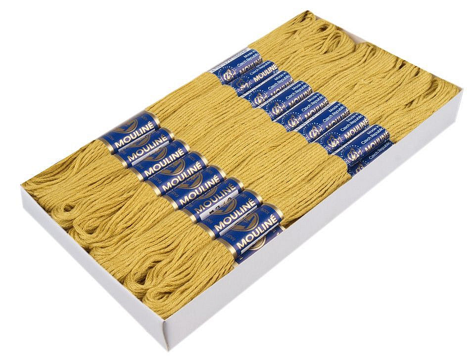 Fil de broderie en coton Mouliné, NITARNA Rép. Tchèque - 24pc
