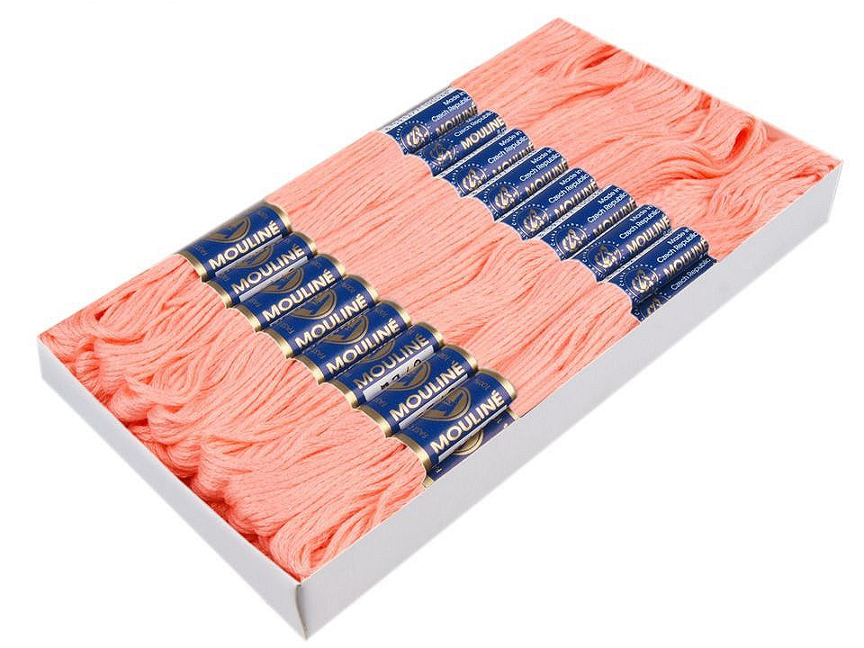 Fil de broderie en coton Mouliné, NITARNA Rép. Tchèque - 24pc