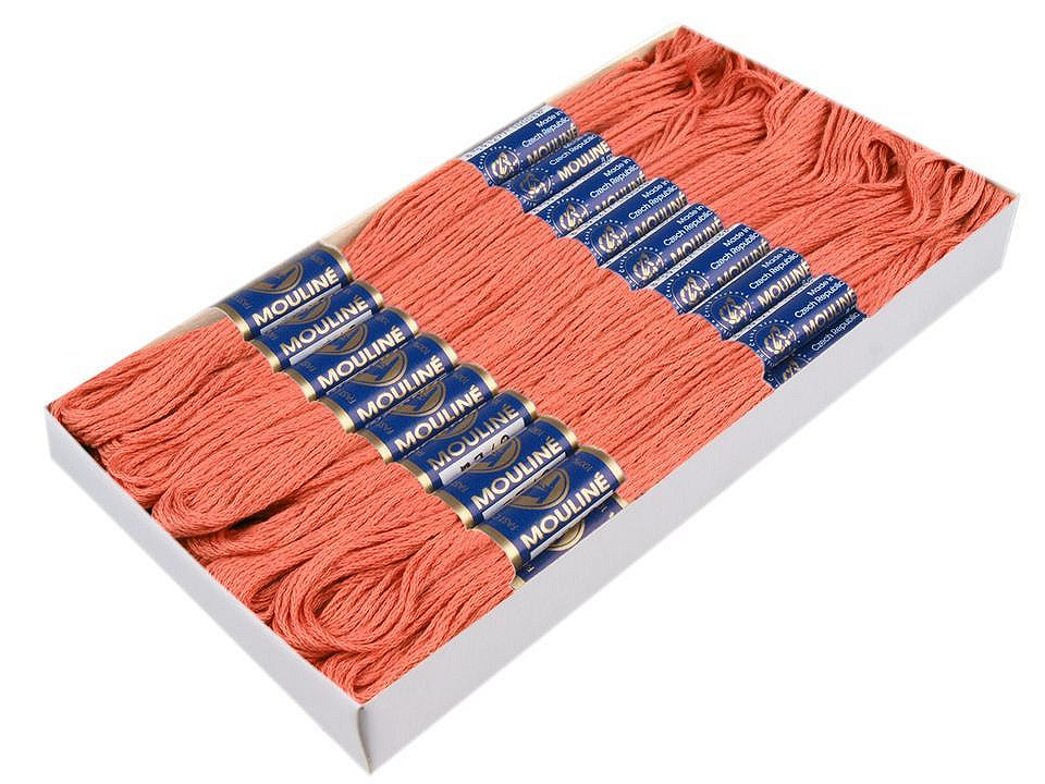 Fil de broderie en coton Mouliné, NITARNA Rép. Tchèque - 24pc