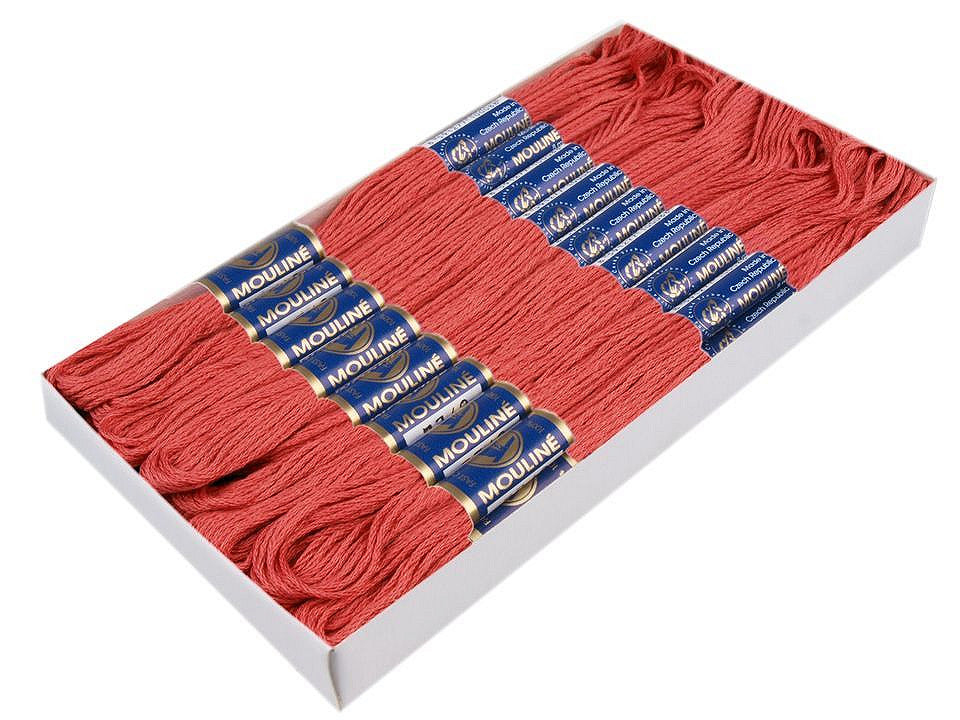 Fil de broderie en coton Mouliné, NITARNA Rép. Tchèque - 24pc