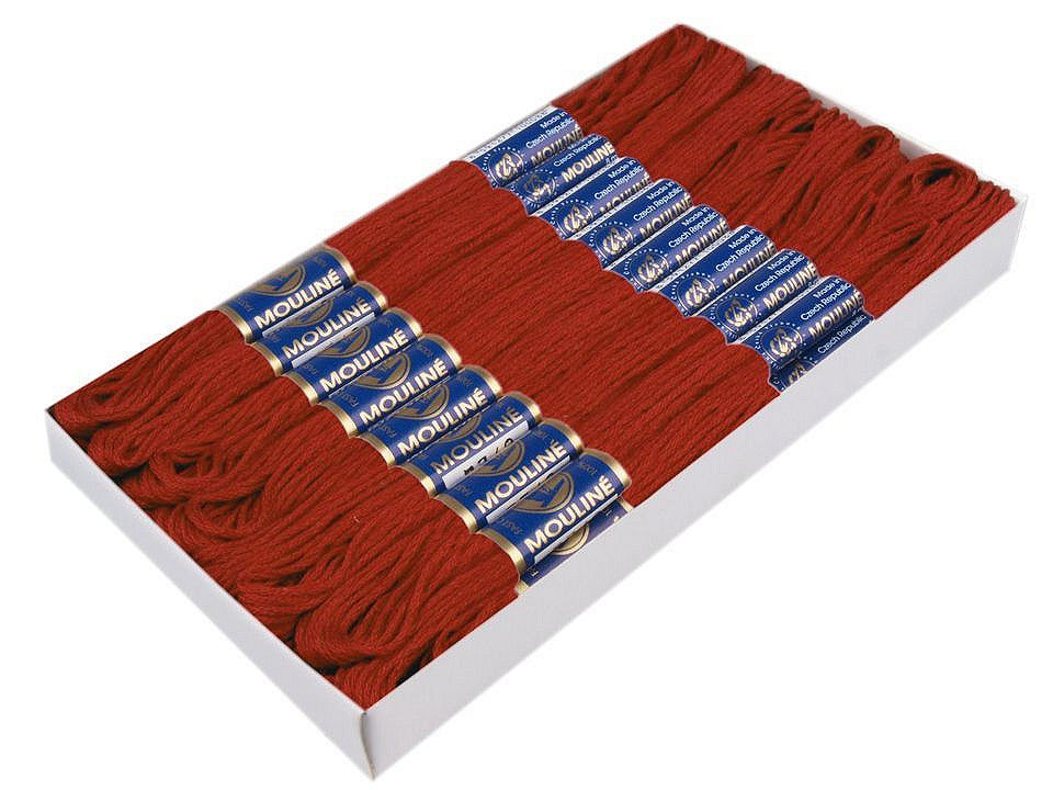 Fil de broderie en coton Mouliné, NITARNA Rép. Tchèque - 24pc