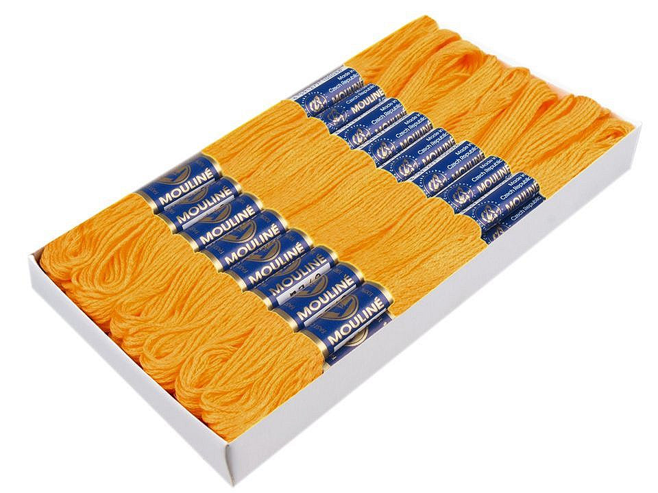 Fil de broderie en coton Mouliné, NITARNA Rép. Tchèque - 24pc