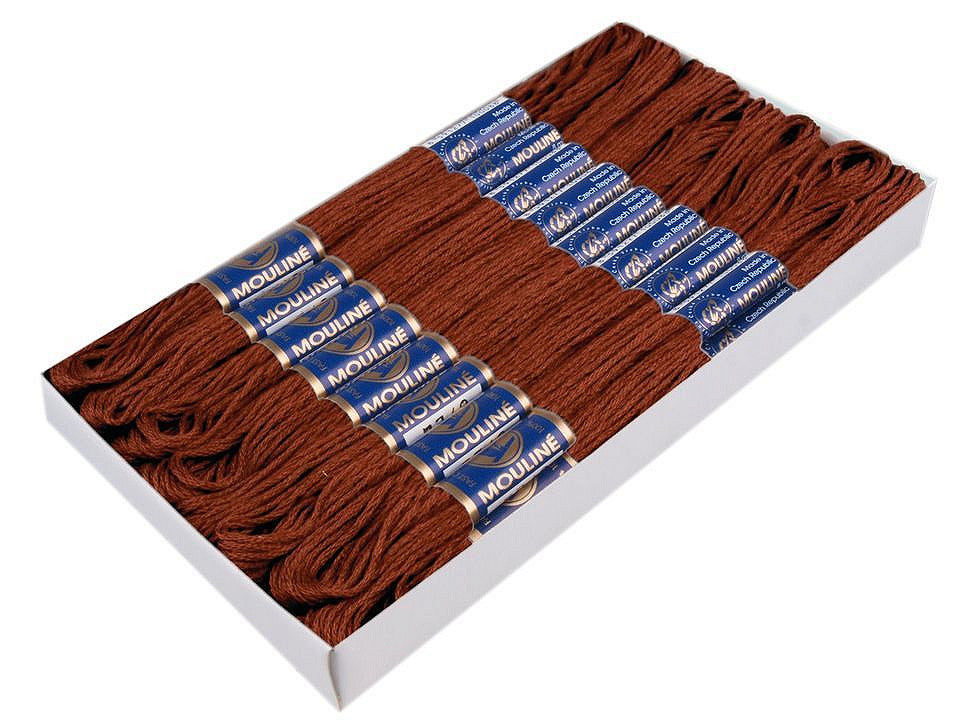 Fil de broderie en coton Mouliné, NITARNA Rép. Tchèque - 24pc
