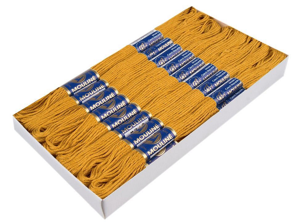 Fil de broderie en coton Mouliné, NITARNA Rép. Tchèque - 24pc
