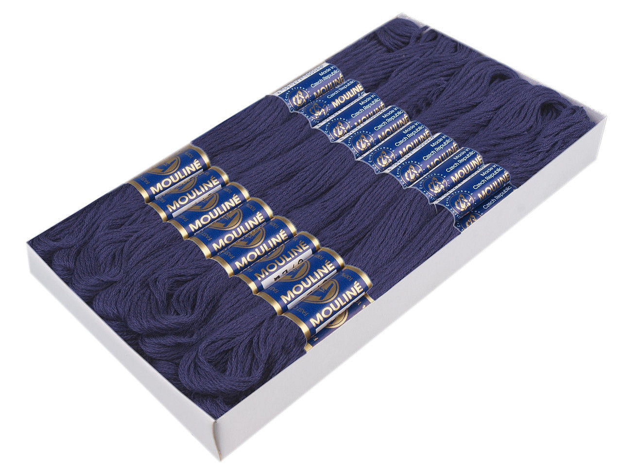 Fil de broderie en coton Mouliné, NITARNA Rép. Tchèque - 24pc