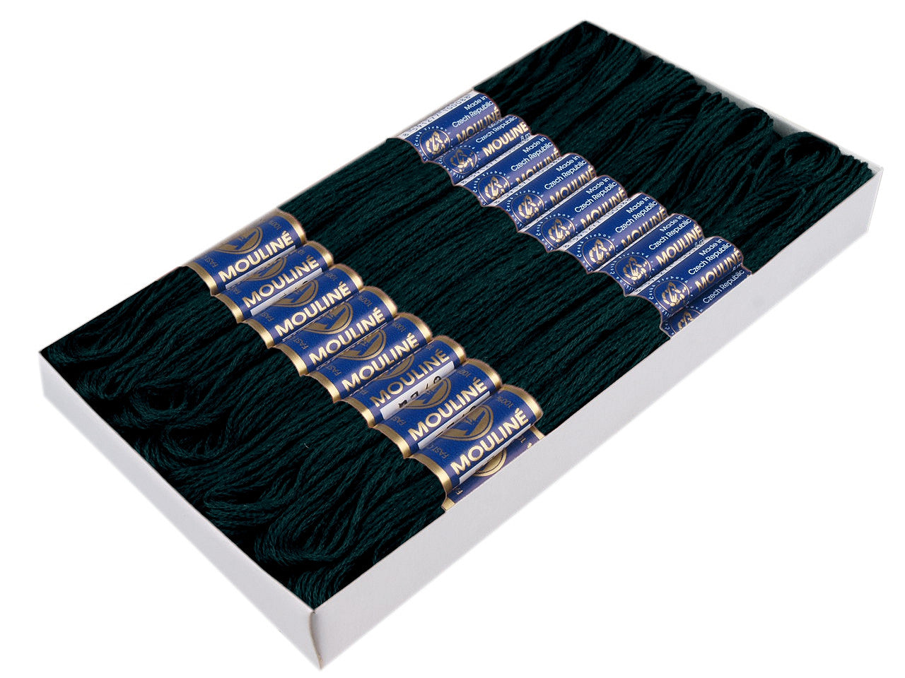 Fil de broderie en coton Mouliné, NITARNA Rép. Tchèque - 24pc