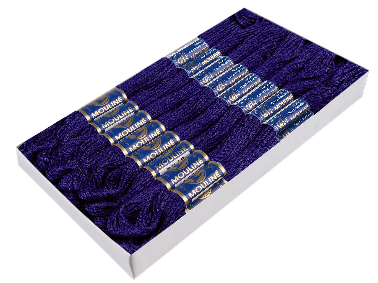Fil de broderie en coton Mouliné, NITARNA Rép. Tchèque - 24pc